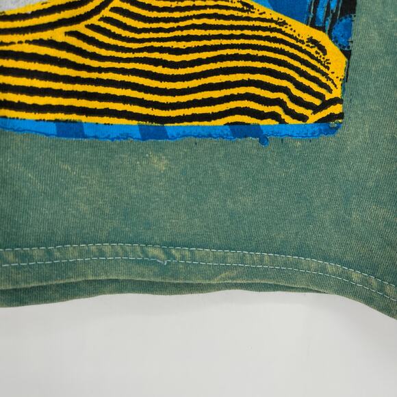 Kurt Cobain Green Acid Wash Graphic Band Tee Small NWOT - Picture 5 of 7